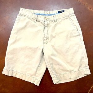 Men’s Polo Ralph Lauren khaki shorts, size 32